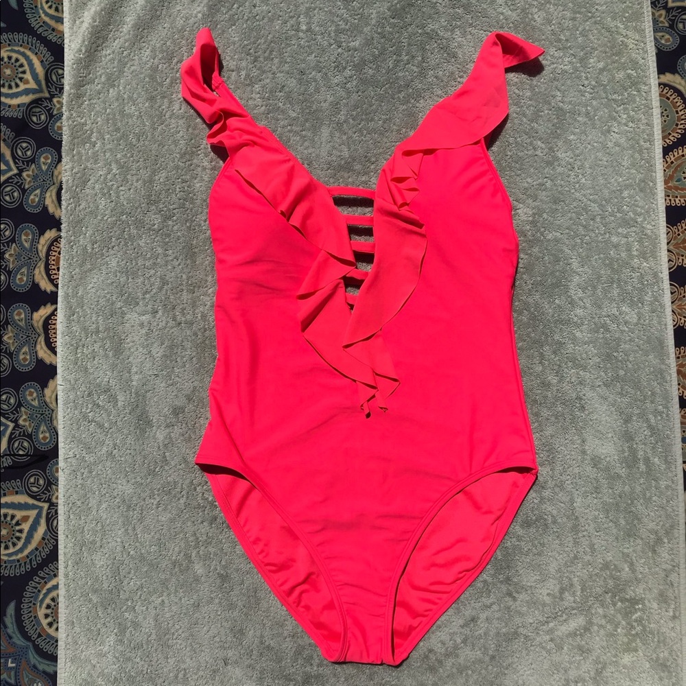 Bright Pink One Piece Swimsuit